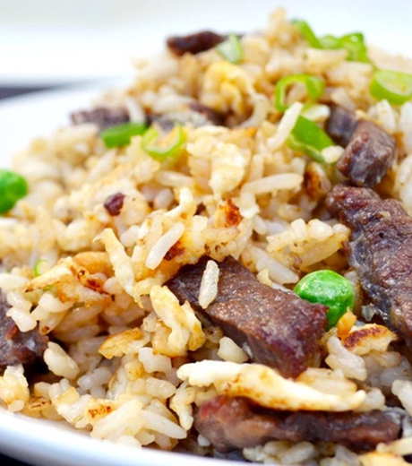 ბრინჯისა და საქონლის ხორცის კომბინაცია გემრიელი სადილისათვის :)