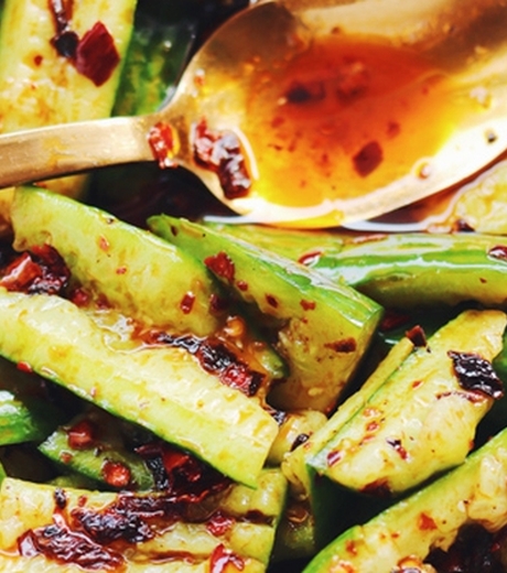 კიტრის აზიური სალათი